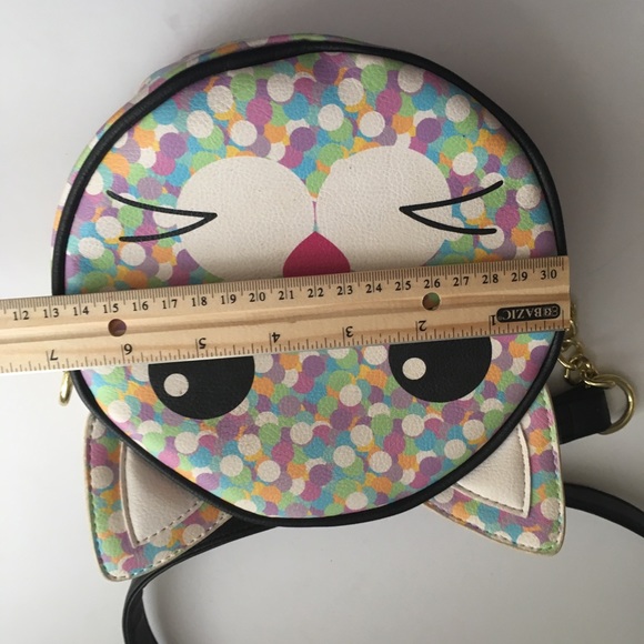 Super adorable Betsey Johnson cat kitty messenger - Picture 6 of 8